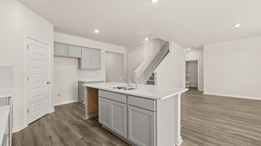 Representative furnished interior of a home built from the Hayden by D.R. Horton in Locust Grove Station - Cedar Ridge, Locust Grove (Image 8).
