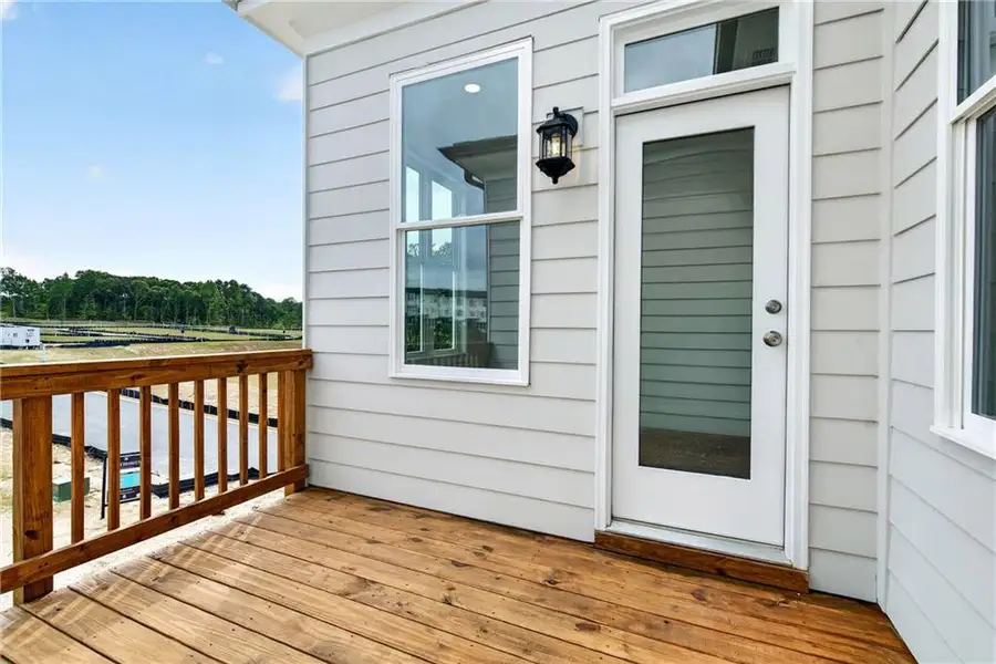 Exterior details and patio area of a home in Waterhaven, Cumming (Image 4).