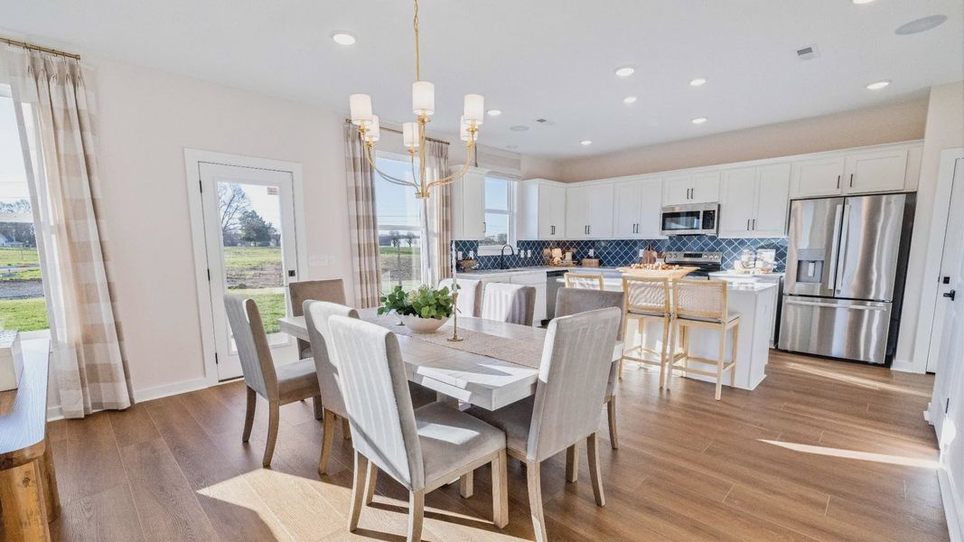 Furnished interior view inside a new home in Cottages of Bearwood, Mount Pleasant (Image 5).