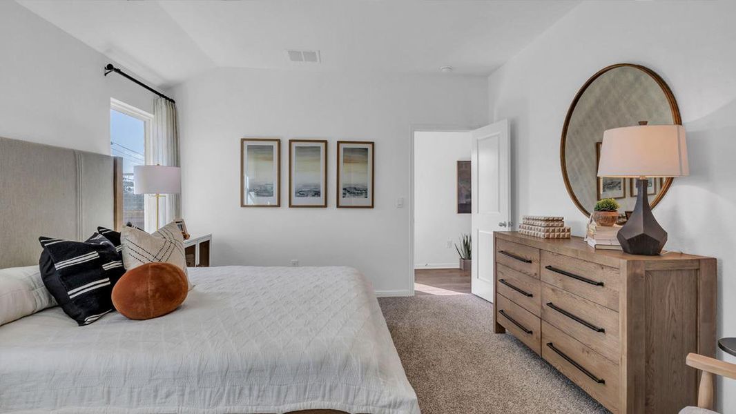 Furnished interior view inside a new home in Prairie Lakes, Buda (Image 18).
