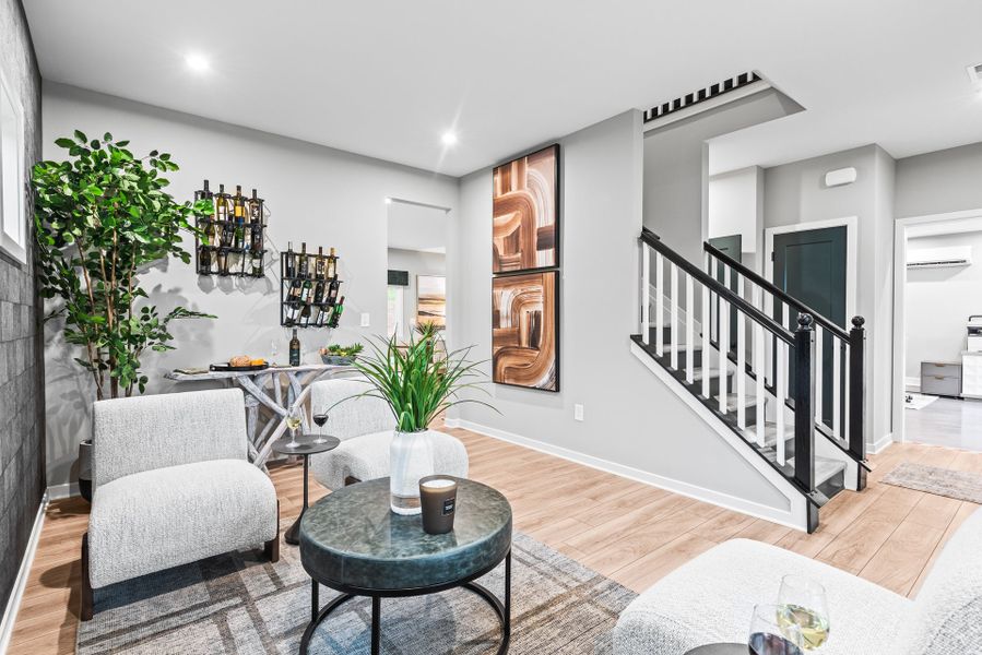 Furnished interior view inside a new home in Sage Woods, Dallas (Image 8).