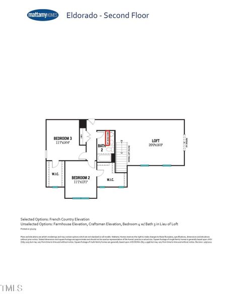2nd floor rendering