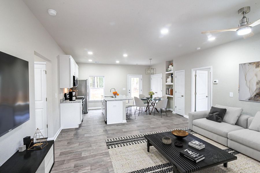 Furnished interior view inside a new home in , Orangeburg (Image 4).
