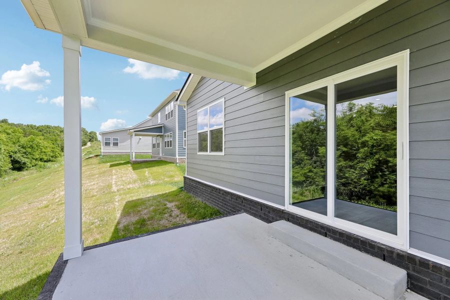 Rear Covered Patio