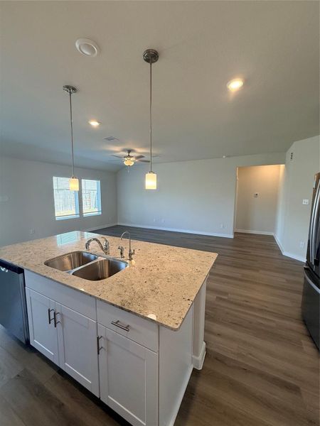 Furnished interior view inside a new home in Wall Street Village, Richmond (Image 9).