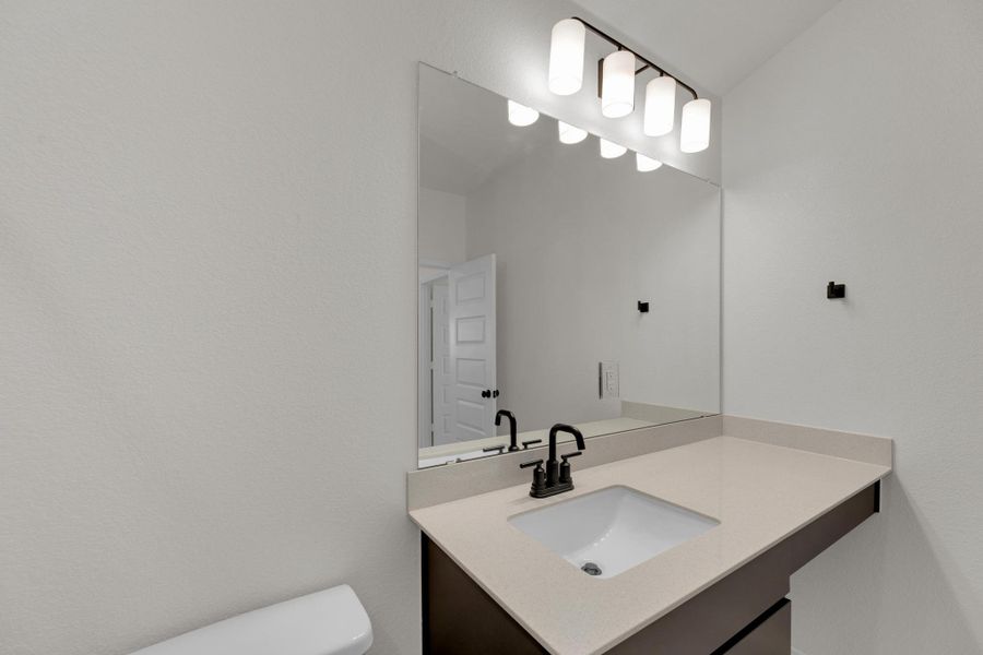 Furnished interior view inside a new home in Salerno - Classic Collection, Round Rock (Image 5). Furnished interior view inside a new home in Salerno - Classic Collection, Round Rock (Image 5).