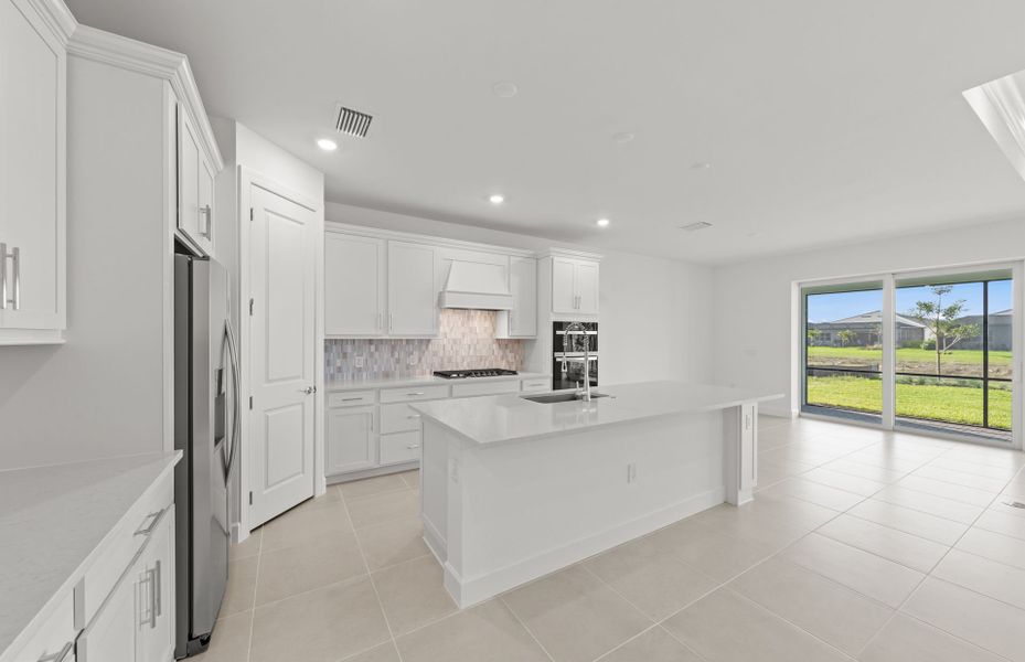 Furnished interior view inside a new home in TerraWalk at Babcock Ranch, Alva (Image 14). Furnished interior view inside a new home in TerraWalk at Babcock Ranch, Alva (Image 14).