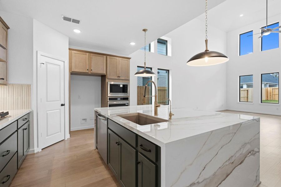 Furnished interior view inside a new home in Sienna 45', 50', Missouri City (Image 10).