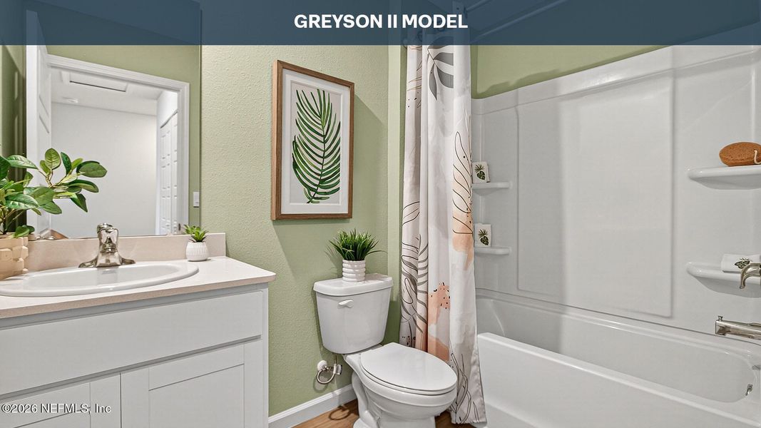 Furnished interior view inside a new home in Trout River, Jacksonville (Image 14).