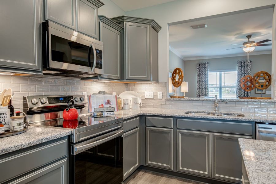 Furnished interior view inside a new home in Wheatfield, Shelbyville (Image 7).