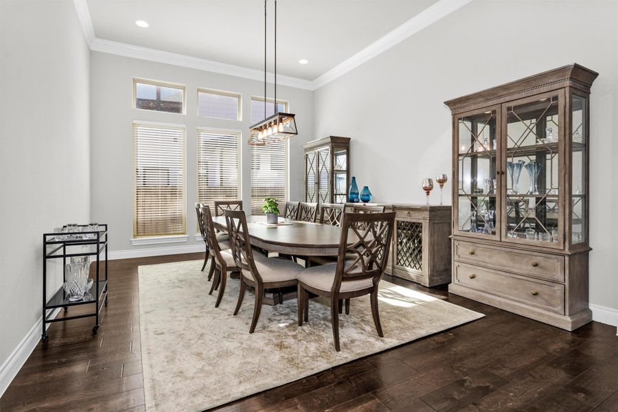 Furnished interior view inside a new home in Artavia 70′, Conroe (Image 26).
