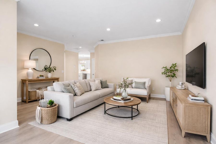 Furnished interior view inside a new home in , Johns Island (Image 10). Furnished interior view inside a new home in , Johns Island (Image 10).