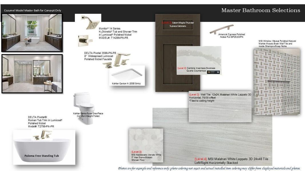 Sample of building materials used in homes in Coral Isles at Avenir, Palm Beach Gardens (Image 5).