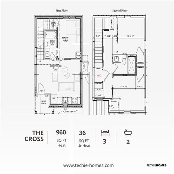 2D floor plan layout of this home in , Norcross, GA (Image 3).