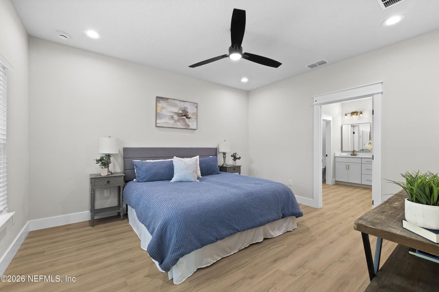 Furnished interior view inside a new home in , Jacksonville (Image 10).