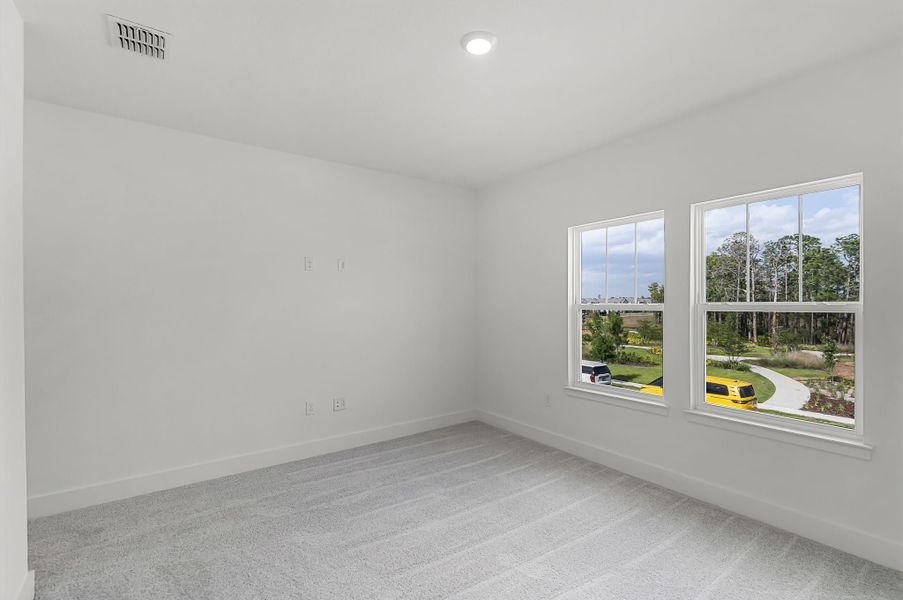 Representative unfurnished interior of a home built from the Newton by Rockwell Homes in Harvest at Ovation - Townhomes, Winter Garden (Image 70). Representative unfurnished interior of a home built from the Newton by Rockwell Homes in Harvest at Ovation - Townhomes, Winter Garden (Image 70).