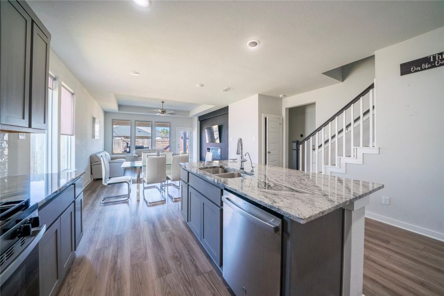 Furnished interior view inside a new home in Mason Woods, Cypress (Image 12). Furnished interior view inside a new home in Mason Woods, Cypress (Image 12).