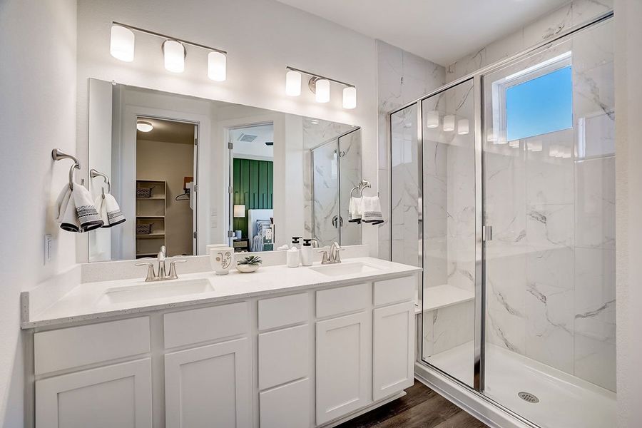 Representative furnished interior of a home built from the Comal by Pacesetter Homes in Center 45, Round Rock (Image 26). Representative furnished interior of a home built from the Comal by Pacesetter Homes in Center 45, Round Rock (Image 26).