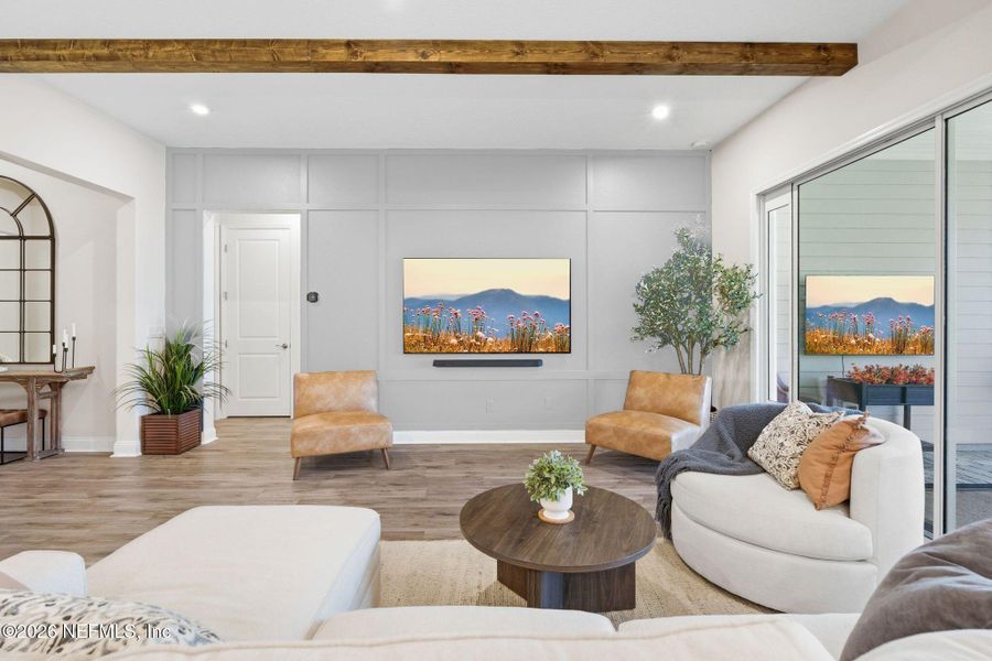 Furnished interior view inside a new home in RiverTown, St. Johns (Image 32).