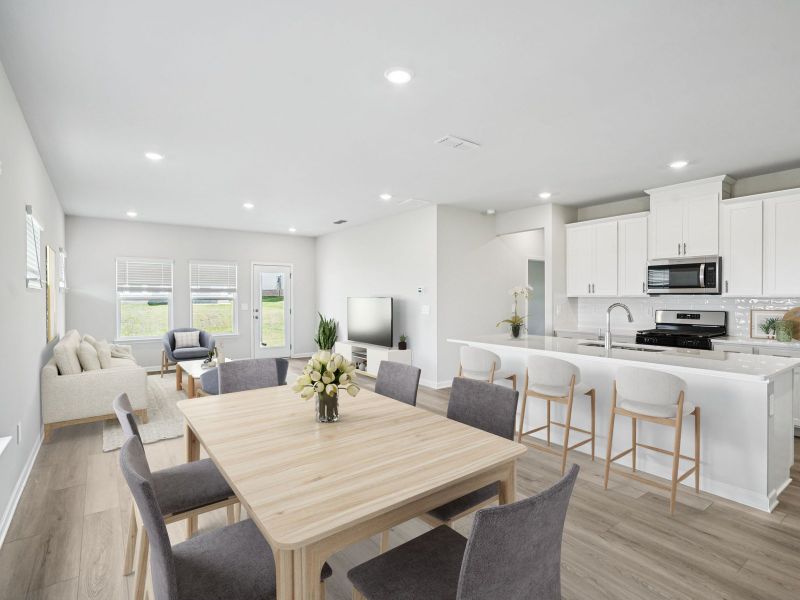 Furnished interior view inside a new home in Hawthorne Station, College Park (Image 3).