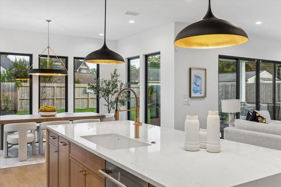 Furnished interior view inside a new home in , Houston (Image 16).