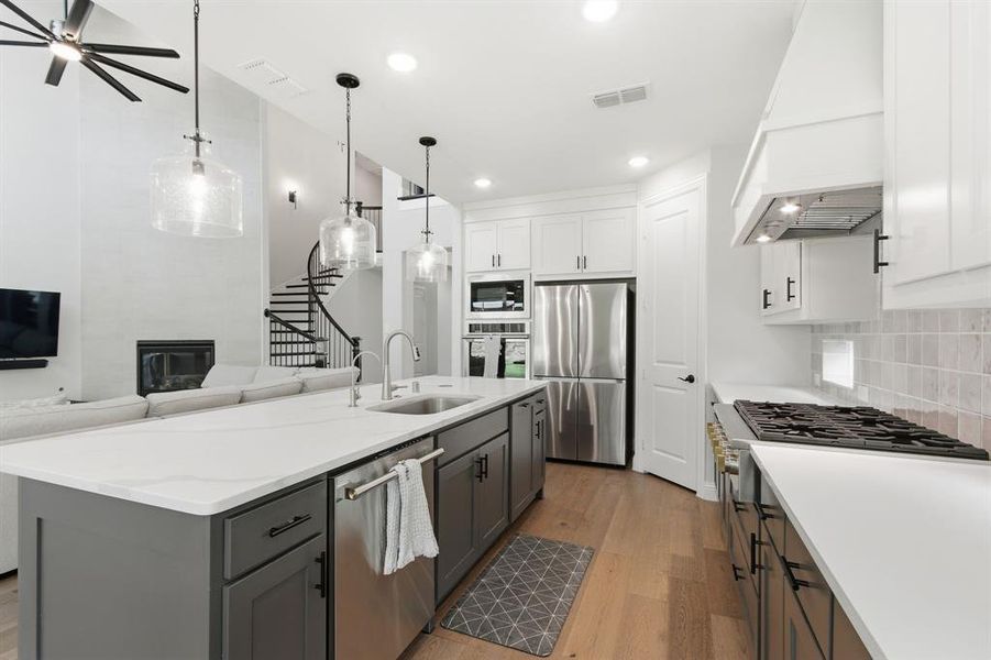 Furnished interior view inside a new home in , Copper Canyon (Image 11).