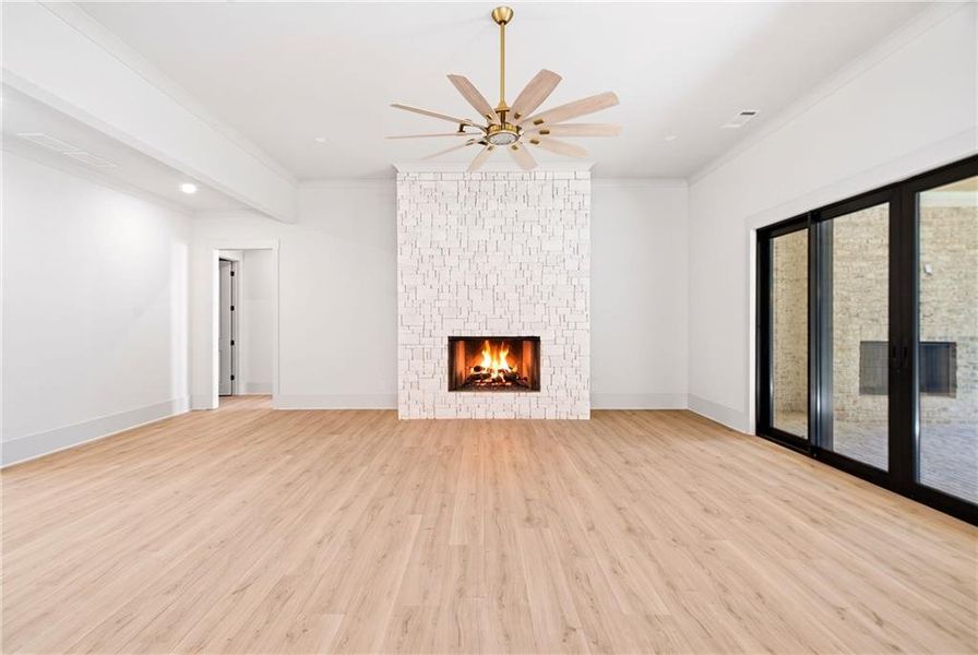 Spacious, unfurnished interior of a new home in , Buford (Image 55).