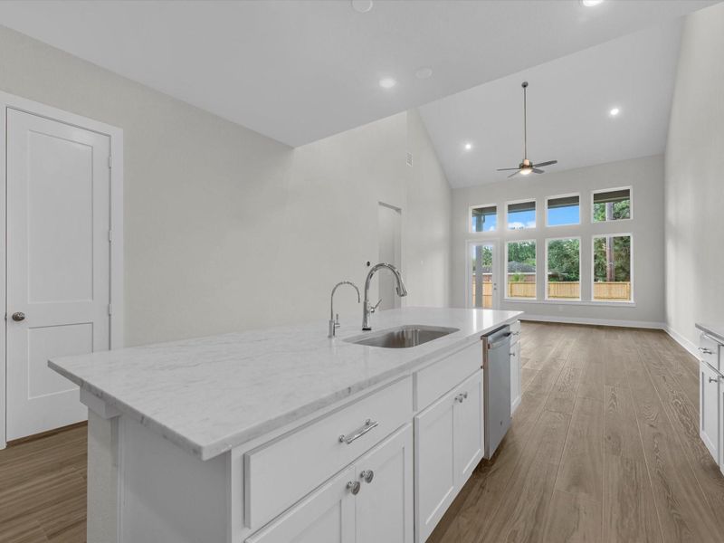 Furnished interior view inside a new home in Oakhill Reserve, Tomball (Image 9).