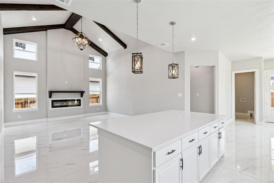 Furnished interior view inside a new home in , Fort Worth (Image 11).