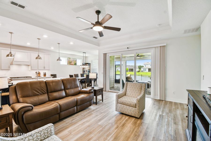 Furnished interior view inside a new home in , St. Augustine (Image 33).