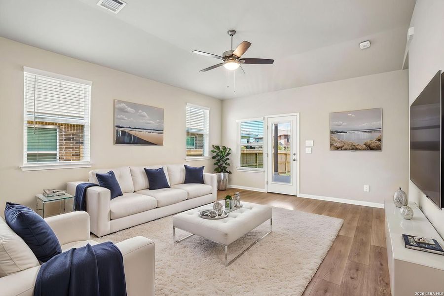 Furnished interior view inside a new home in Sagebrooke - Premier Series, San Antonio (Image 9).