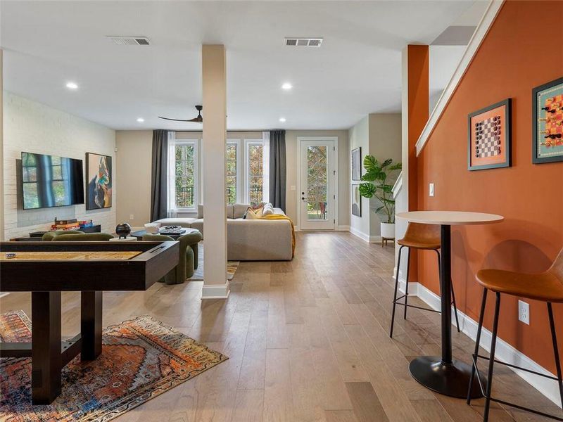 Furnished interior view inside a new home in , Suwanee (Image 16).