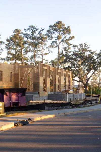 In-progress construction of a new home in , Charleston, SC (Image 47).