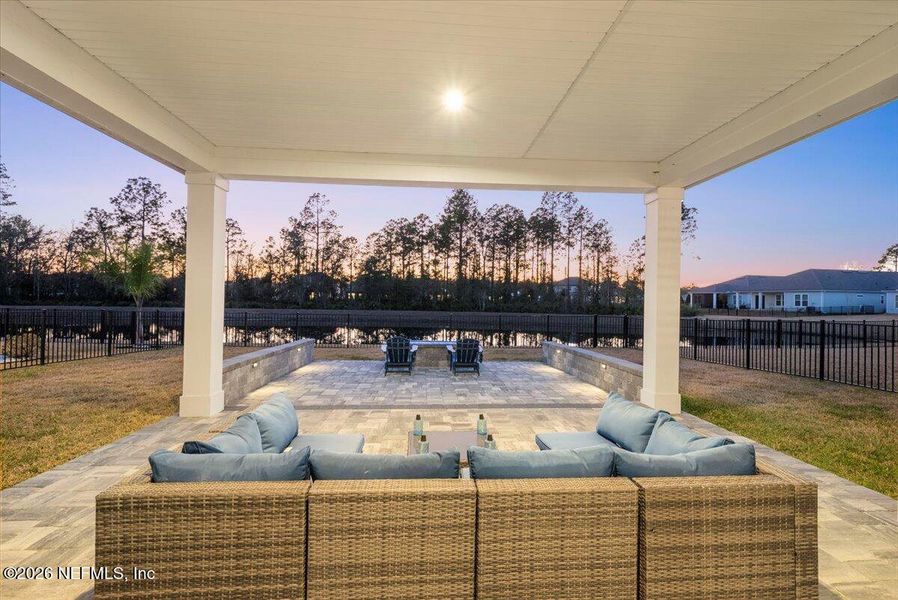 Exterior details and patio area of a home in , St. Johns (Image 29).