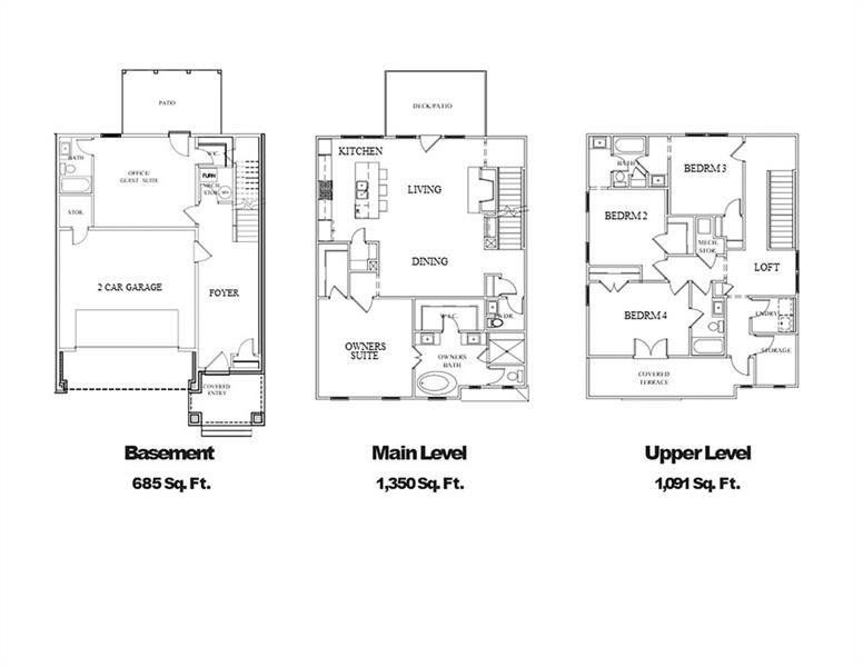 2D floor plan layout of this home in , Atlanta, GA (Image 2). 2D floor plan layout of this home in , Atlanta, GA (Image 2).
