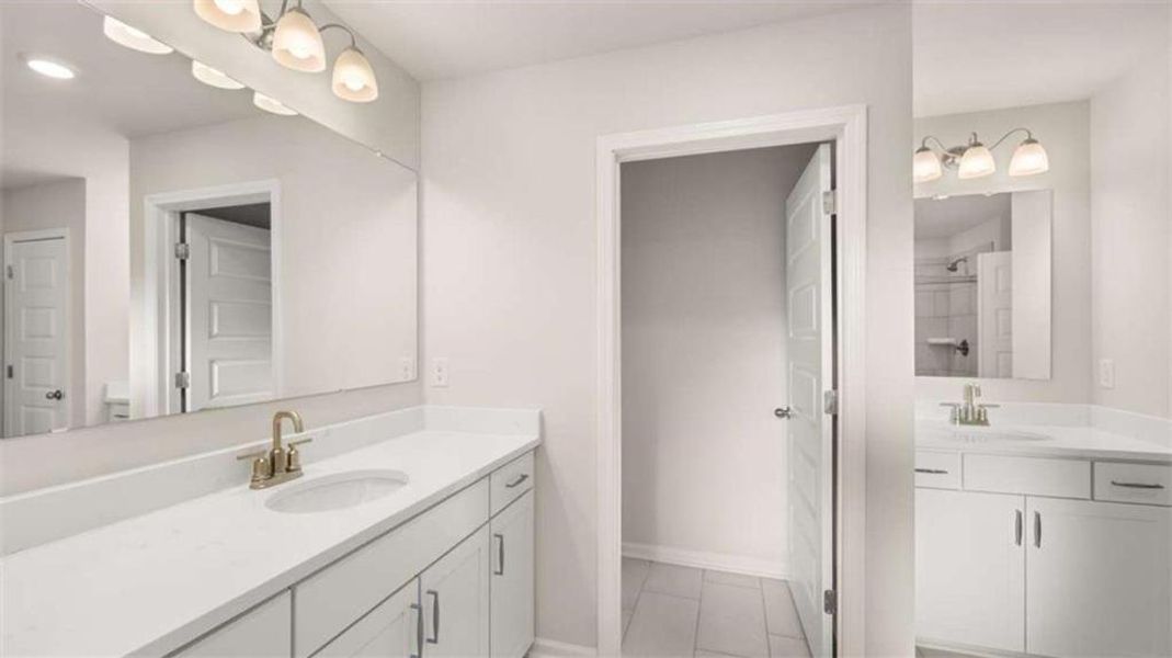 Furnished interior view inside a new home in Water Oak Estates, Lawrenceville (Image 15).