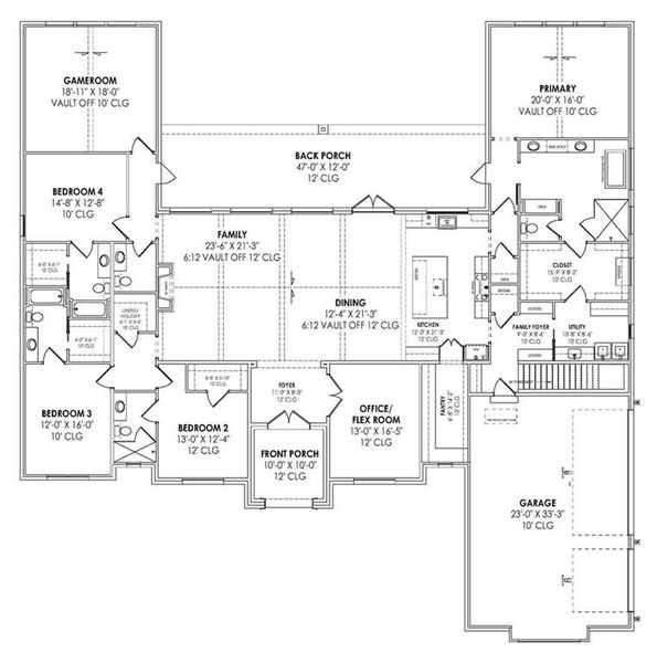 2D floor plan layout of this home in , Woodstock, GA (Image 5). 2D floor plan layout of this home in , Woodstock, GA (Image 5).