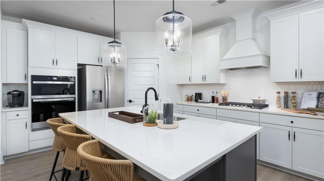 Furnished interior view inside a new home in The Village at Sandy Plains, Marietta (Image 45).