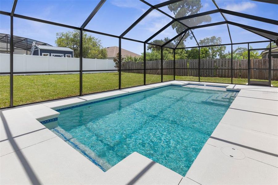 Exterior details and patio area of a home in , Palm Coast (Image 39). Exterior details and patio area of a home in , Palm Coast (Image 39).