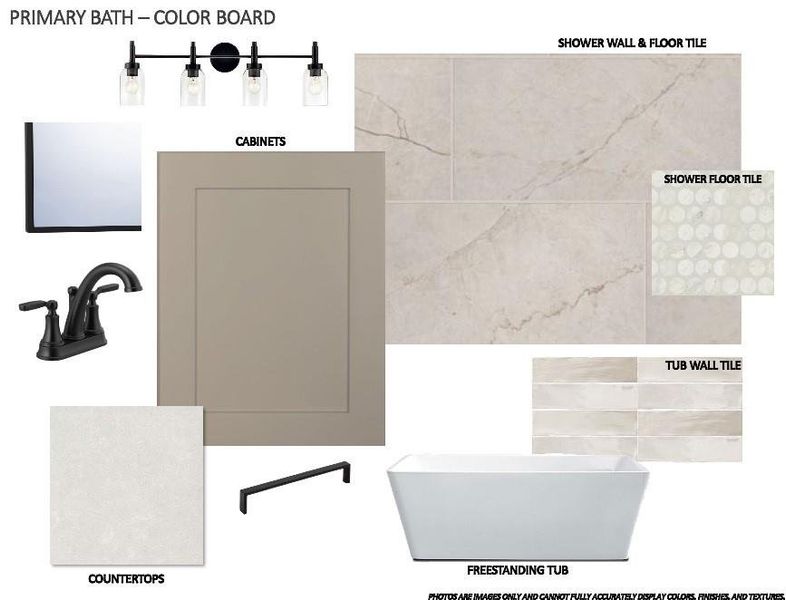 Sample of building materials used in homes in Elyson, Katy (Image 5).