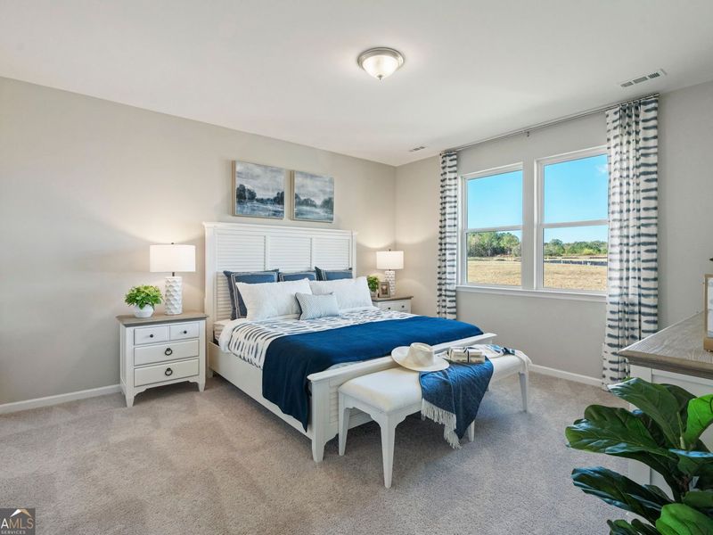 Furnished interior view inside a new home in Ivy Glen, Perry (Image 12). Furnished interior view inside a new home in Ivy Glen, Perry (Image 12).