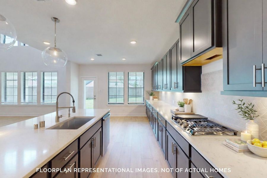 Furnished interior view inside a new home in Marvida, Cypress (Image 7).