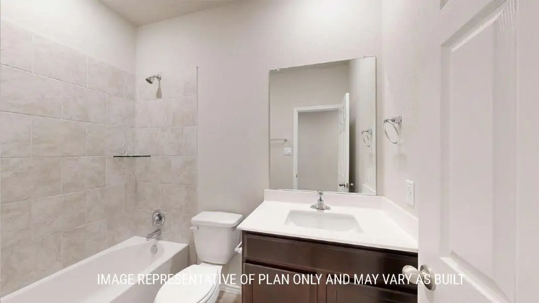 Furnished interior view inside a new home in The Terrace Duplexes, Temple (Image 8).