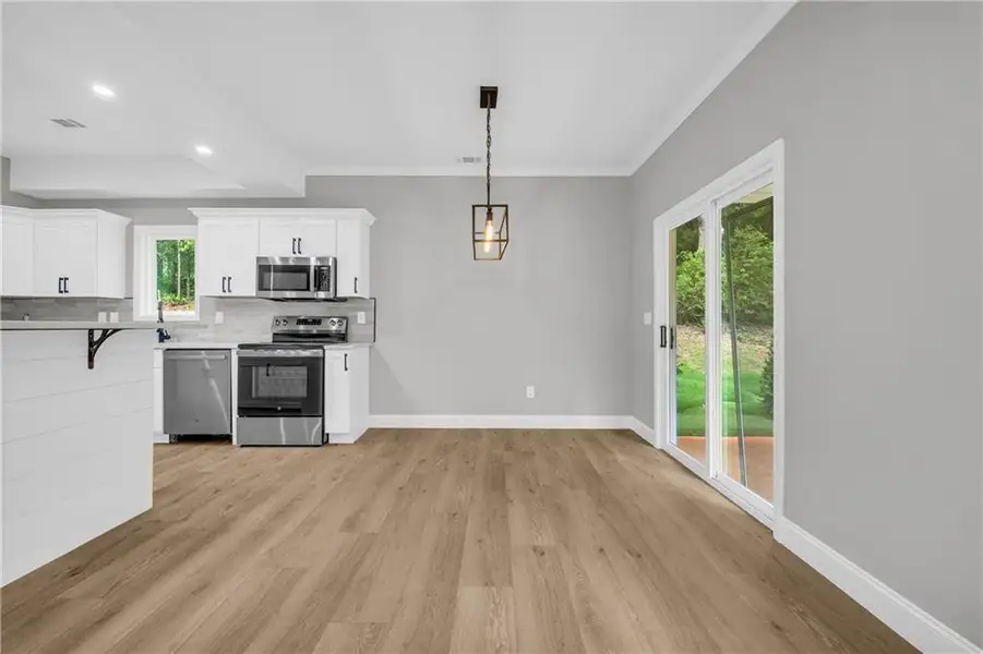 Spacious, unfurnished interior of a new home in , Franklin Springs (Image 37).