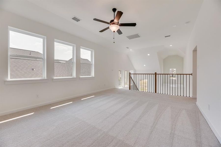 Spacious, unfurnished interior of a new home in Light Farms Brenham - 40' Lots, Celina (Image 29).