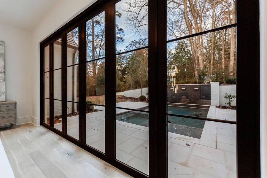 Exterior details and patio area of a home in , Atlanta (Image 42). Exterior details and patio area of a home in , Atlanta (Image 42).