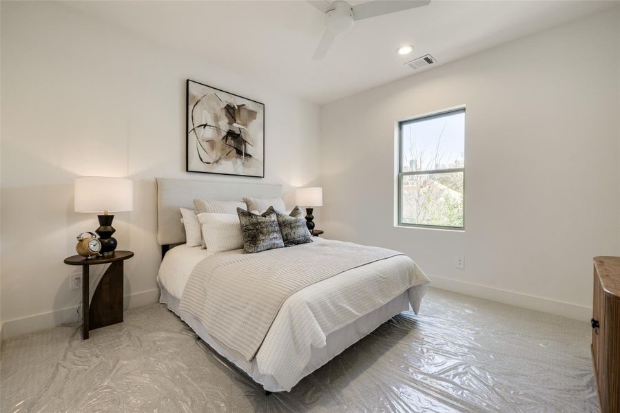 Furnished interior view inside a new home in , Houston (Image 37).