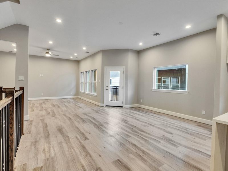 View of dining area from kitchen - Second floor