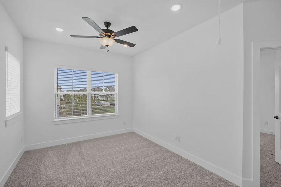 Spacious, unfurnished interior of a new home in Bridgeland Courtyard, Cypress (Image 15).
