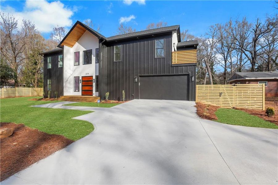 Front exterior of a new home in , Atlanta, GA, highlighting curb appeal (Image 23).